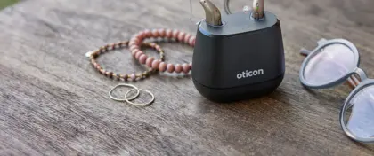 Oticon Intent Still Life mini RITE Jewelry Glasses MS 0435b